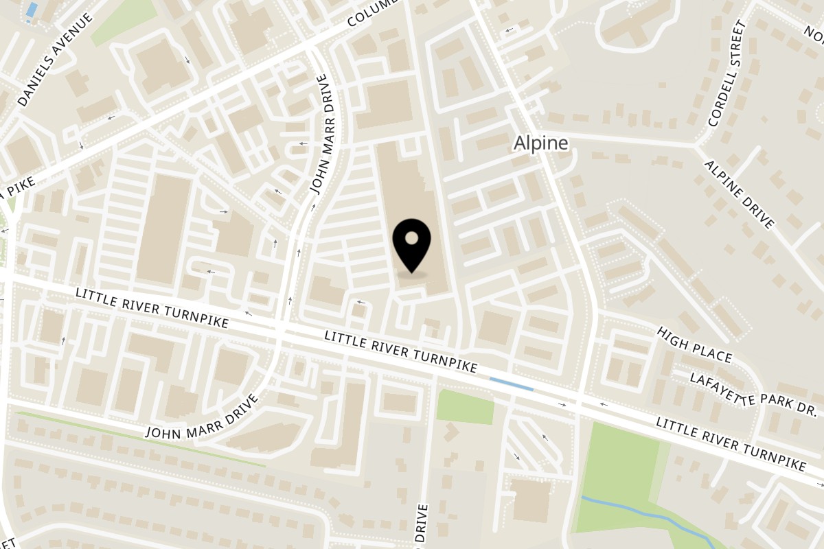 Map showing the location of Hana Poke on 4363 John Marr Dr in Annandale